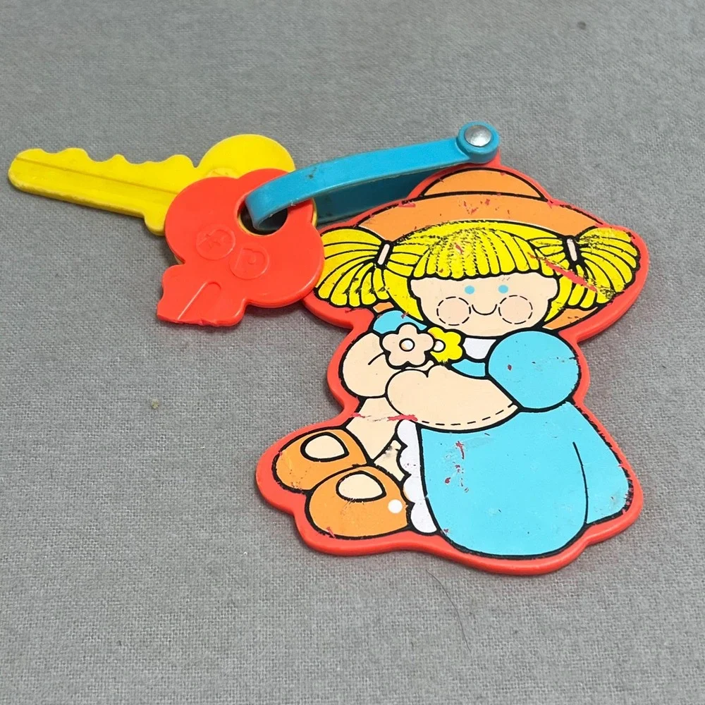 Fisher Price My Pretty Purse #128 Yellow Vintage 1982 Pretend Play Toy Retro